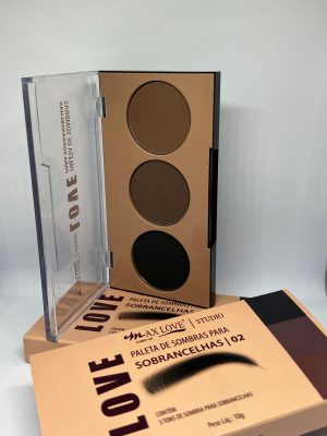 Paleta de Sombras para Sobrancelhas Max Love Studio
