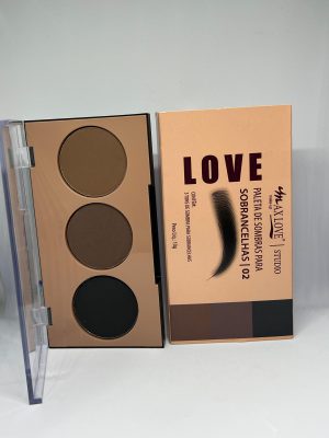Paleta de Sombras para Sobrancelhas Max Love Studio