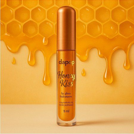 HONEY KISS LIP GLOSS HIDRATANTE DAPOP 5ML - Imagem 2