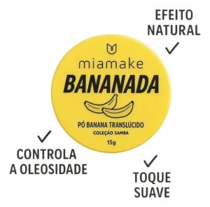 Pó Banana Translúcido Bananada MiaMake