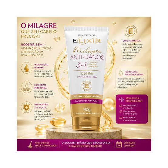Booster Elixir Milagre Anti-Danos Beauty Color 90g - Imagem 2