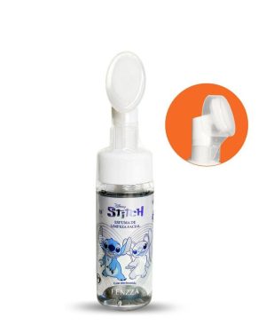 ESPUMA DE LIMPEZA FACIAL STITCH DISNEY FENZZA 150ML COM ESCOVINHA