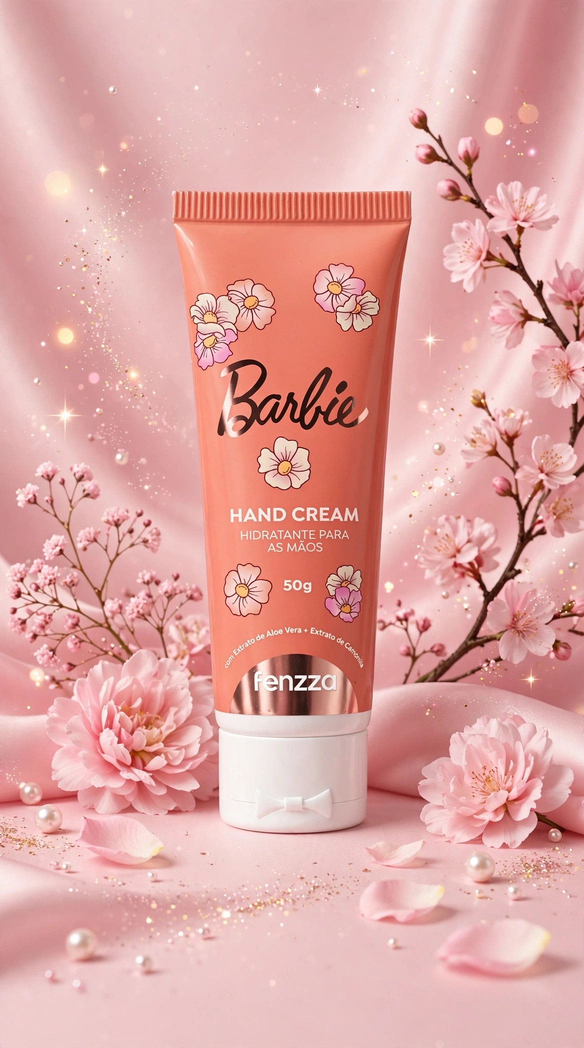 Creme para Mãos Princesa Bela 45g - Disney x Fenzza