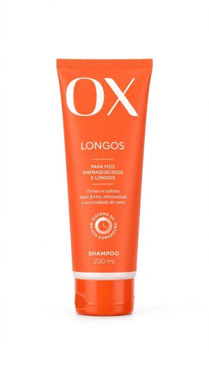 SHAMPOO OX LONGOS 200ml - Para Fios Enfraquecidos e Longos