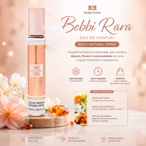 PERFUME BOBBI RARA EAU DE PARFUM FEMININO 20ml