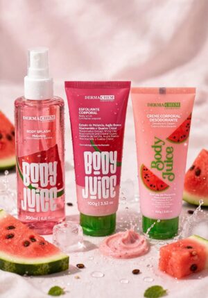 KIT BODY JUICE MELANCIA - HIDRATAÇÃO SUculenta + PERFUMAÇÃO REFRESCANTE | Derma Chem
