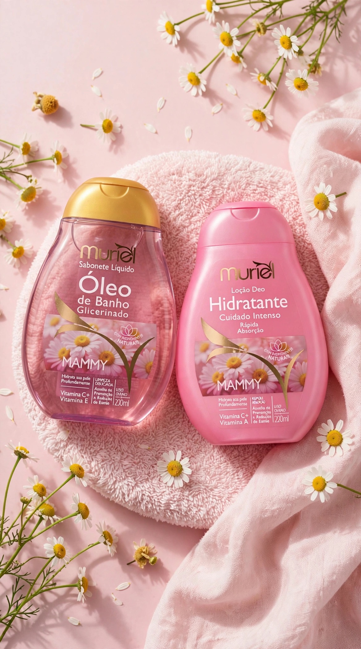 KIT MURIEL MAMMY - CUIDADO INTENSO PARA MAMÃES 2x 220ML