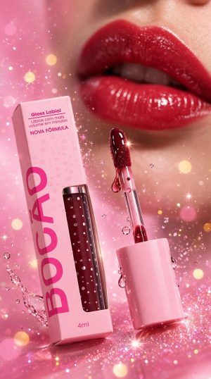 GLOSS BOCÃO - NOVA FÓRMULA - BOCÃO EM MINUTOS É REAL!